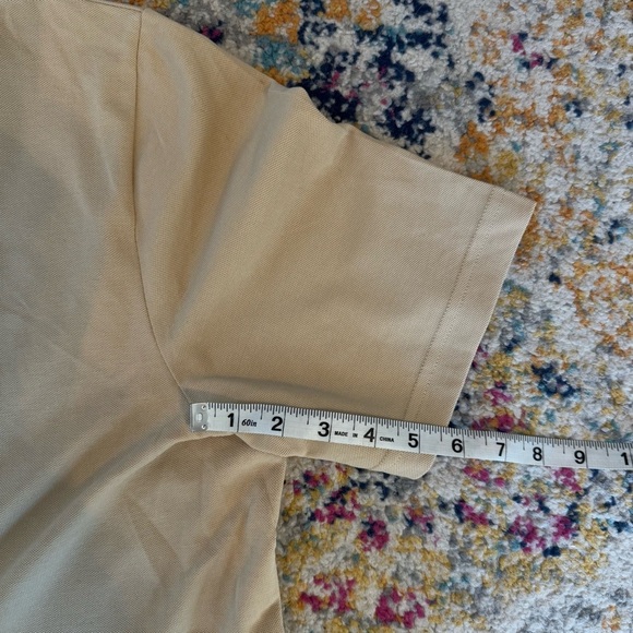 NWT Nova Men Jaxon Short Sleeve Polo Tan 100% Cotton Size XL - Picture 12 of 12